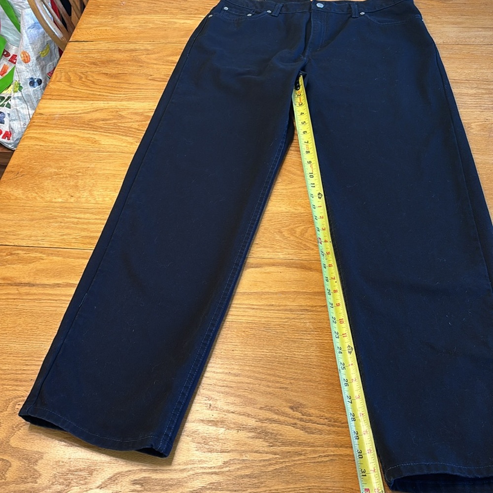 Levi's Black Lower Rise Loose Fit Jeans - Picture 8 of 8